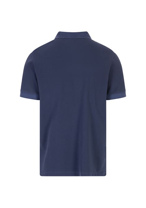 Polo In Piquet Di Cotone Blu Marine STONE ISLAND | K1S1522002SC-S0067V0020
